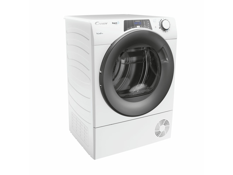 Candy RP4 H7A2TRE-S fehér, 7 kg, hőszivattyús, keskeny, szárítógép