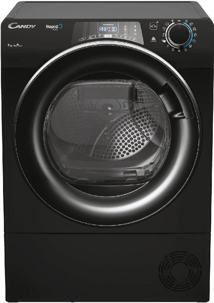 Candy RPEH9A2TBCEBX-S fekete, 9 kg, hőszivattyús, szárítógép
