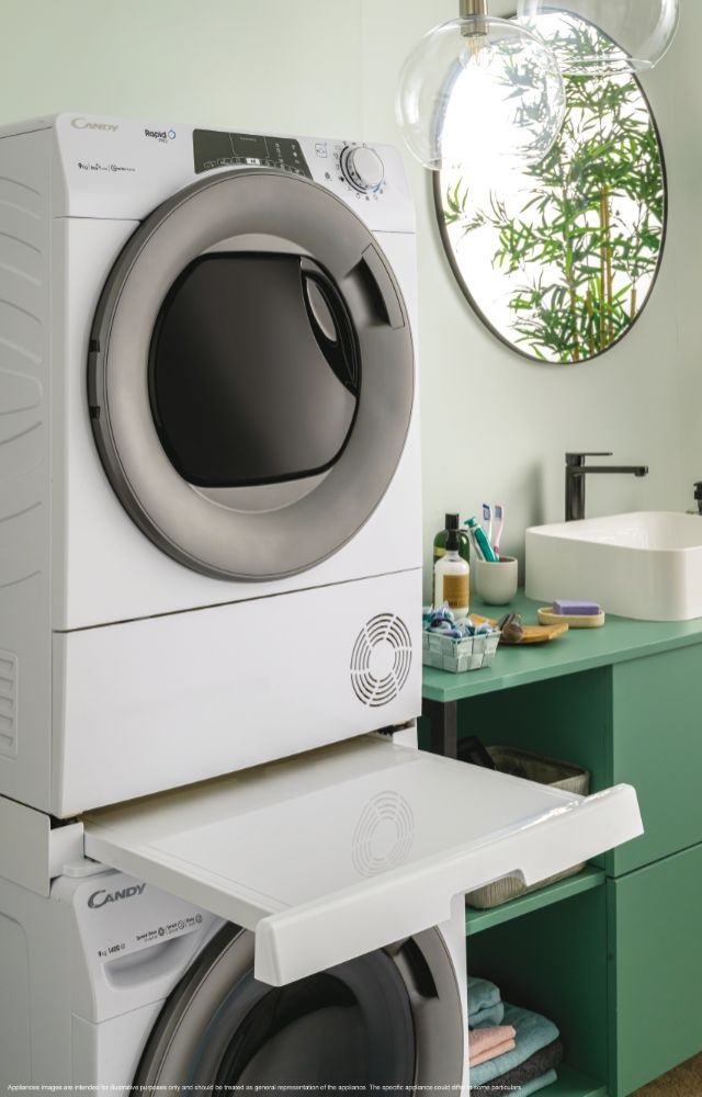 Candy RPE H9A2TRE-S Rapido fehér, 9 kg, hőszivattyús, szárítógép (Újszerű)