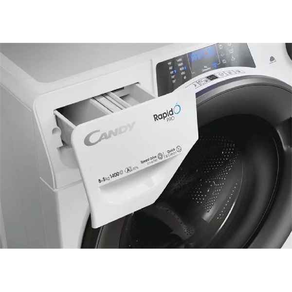 Candy RPW 4856BWR8-S 8 kg elöltöltős mosó-szárítógép