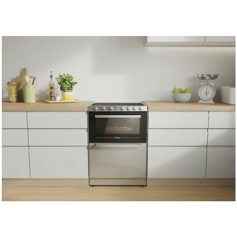 Candy TRIOVXNT/1 inox, főzőzóna:4, 3az1ben főzőlap, sütő és mosogatógép