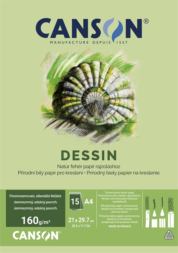 Canon A4 160g, 15 ív rajzpapír blokk