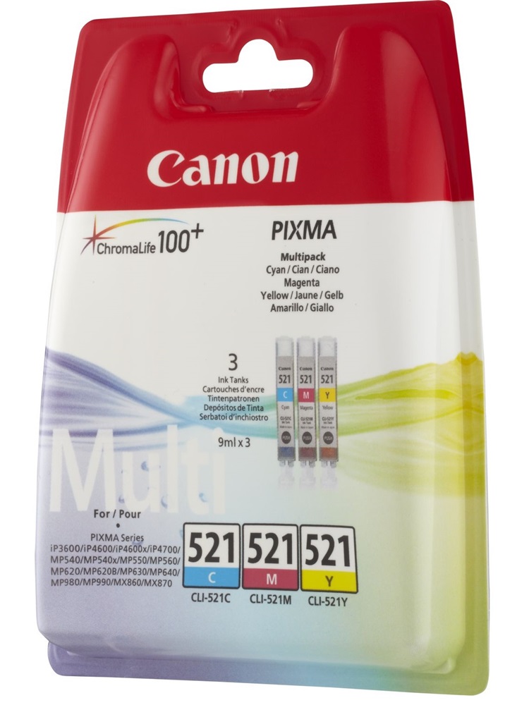 Canon CLI-521CMY multipack tintapatron