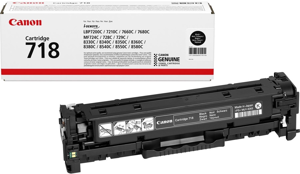 Canon CRG-718Bk fekete toner