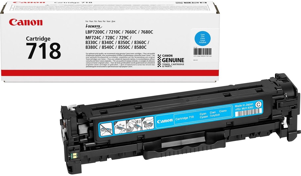 Canon CRG-718C cián toner