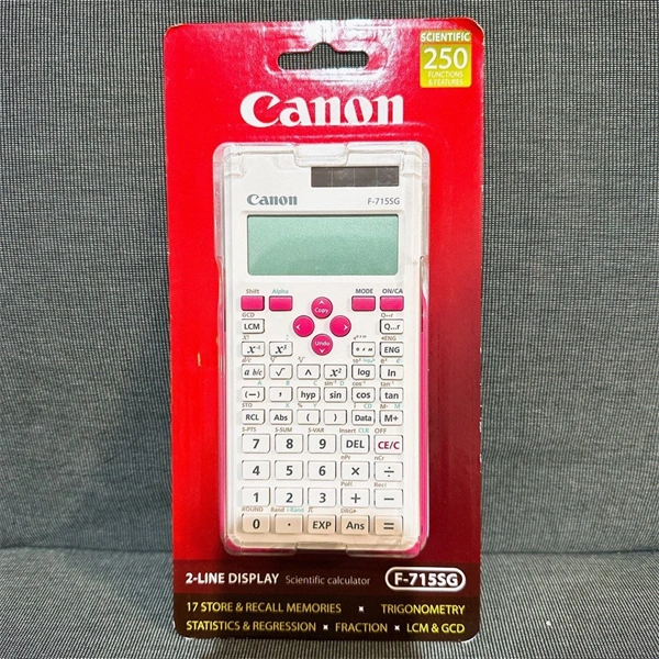 Canon F-715SG fehér-magenta tudományos számológép