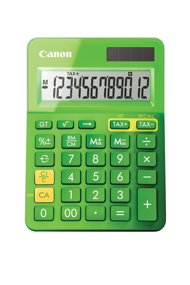 Canon LS-123K zöld asztali számológép