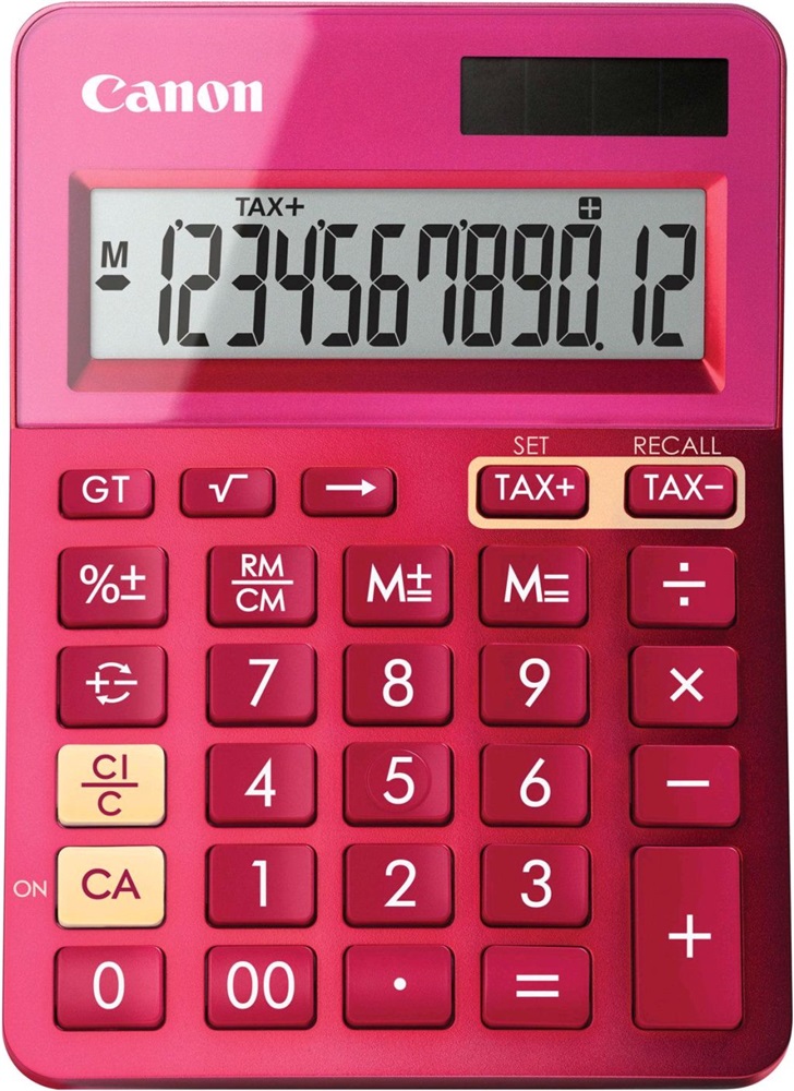 Canon LS-123K-MPK rózsaszín asztali számológép