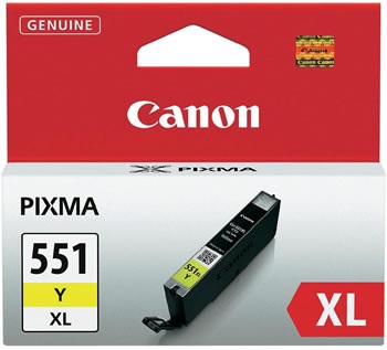 Canon CLI-551 sárga XL tintapatron