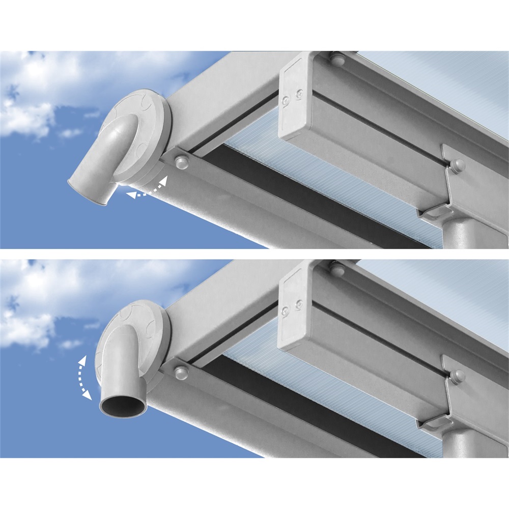 Canopia Sierra 4200 fehér 3 x 4,25 - pergola