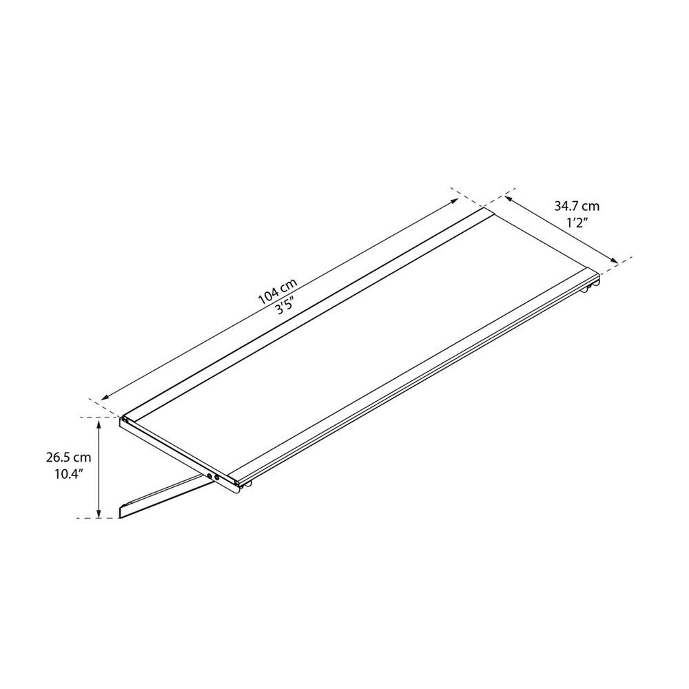 Canopia Skylight Utility Shelf - praktikus függő polc Yukon 11 tárolókhoz