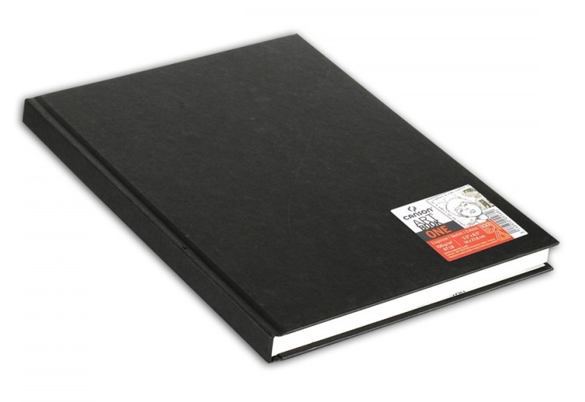 Canson One 21,6x27,9 cm, álló, 100 g/m2, ragasztott fehér rajzpapírfüzet