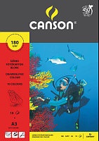 Canson Student A3 10ív színes fotókarton blokk