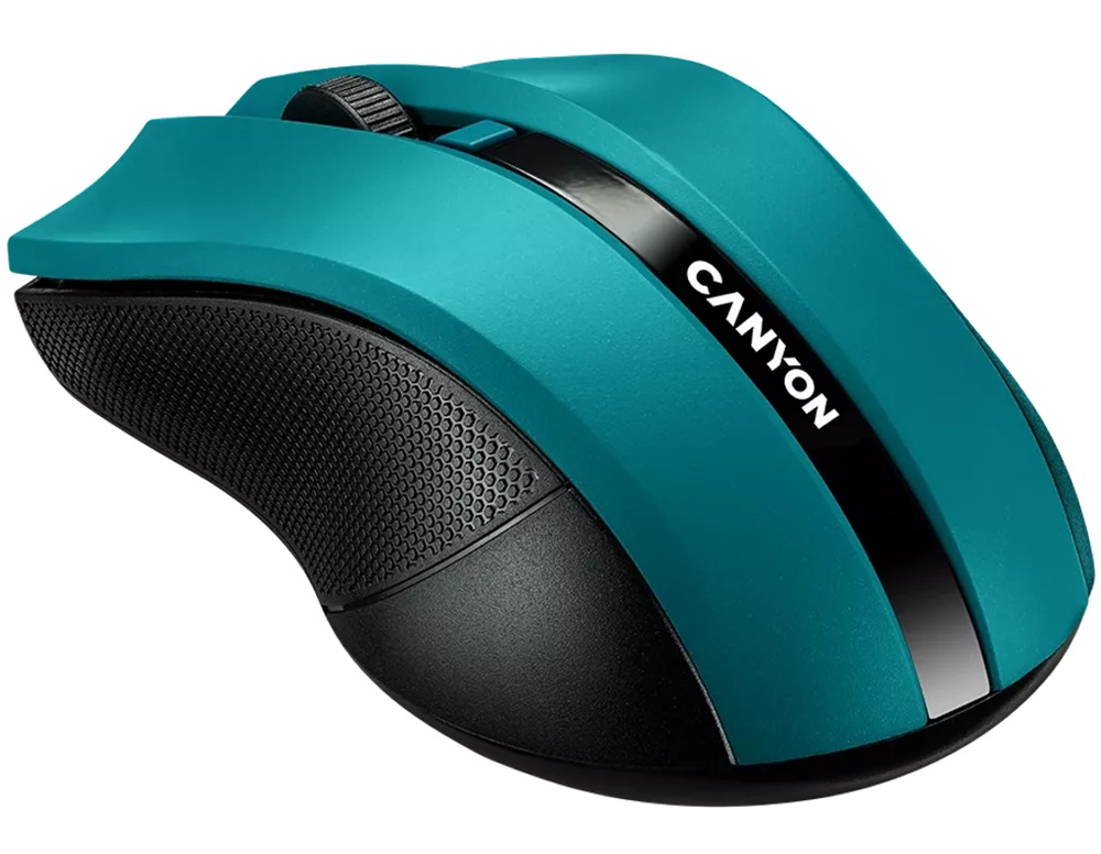Canyon CNE-CMSW05 vezeték nélküli optikai egér zöld-fekete