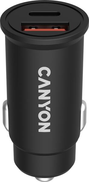 Canyon C-20 30W univerzális autós töltő adapter fekete