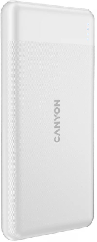 Canyon PB-109 10000mAh LiPo (Lightning bemenet) fehér power bank