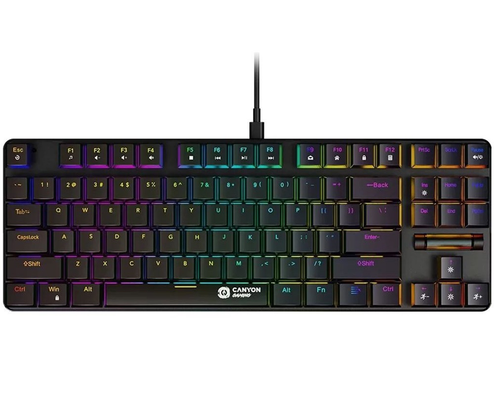 Canyon TKL GK-50 HU Cometstrike fekete vezetékes mechanikus billentyűzet