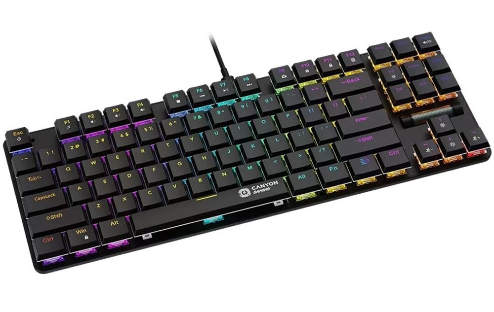 Canyon TKL GK-50 HU Cometstrike fekete vezetékes mechanikus billentyűzet