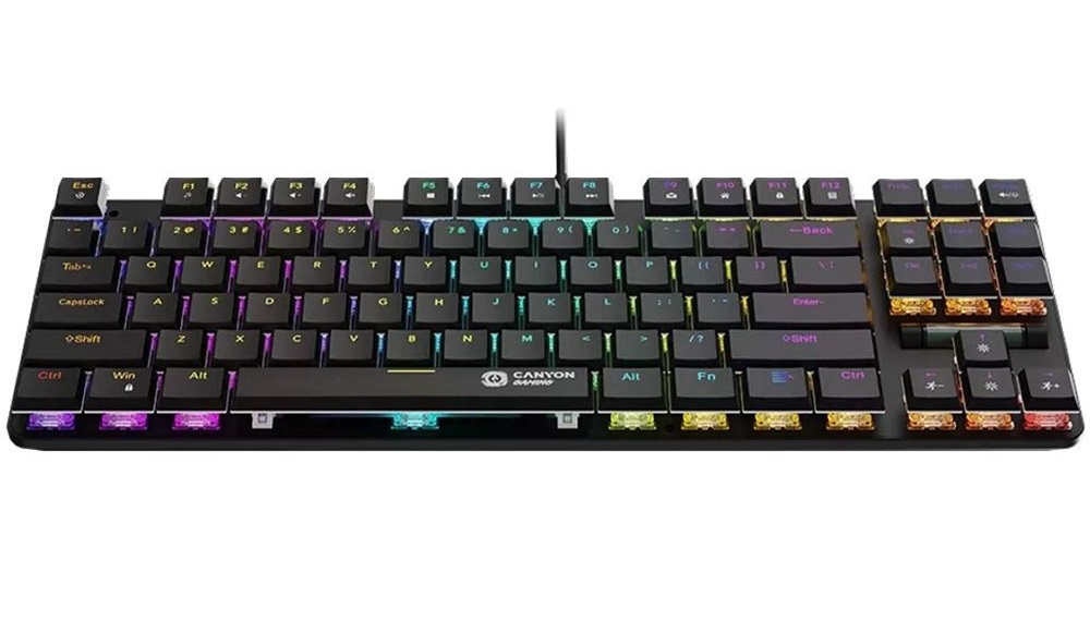 Canyon TKL GK-50 HU Cometstrike fekete vezetékes mechanikus billentyűzet