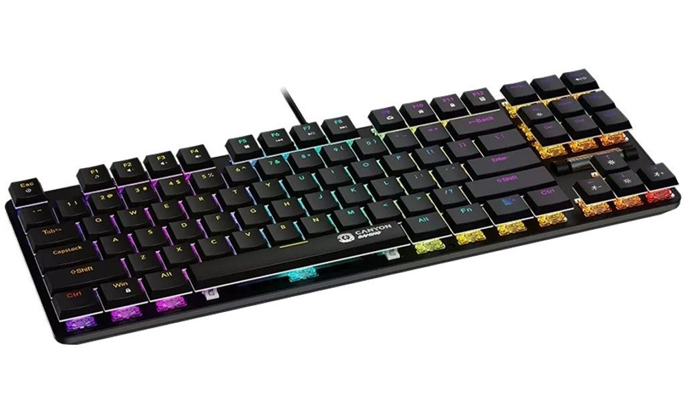 Canyon TKL GK-50 HU Cometstrike fekete vezetékes mechanikus billentyűzet