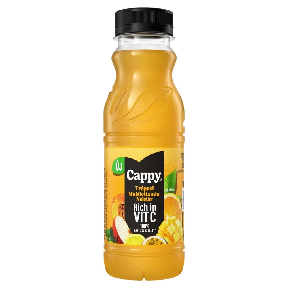 Cappy Tropical Multivitamin 0,33l PET palackos DRS egyutas visszaváltási díjas gyümölcslé