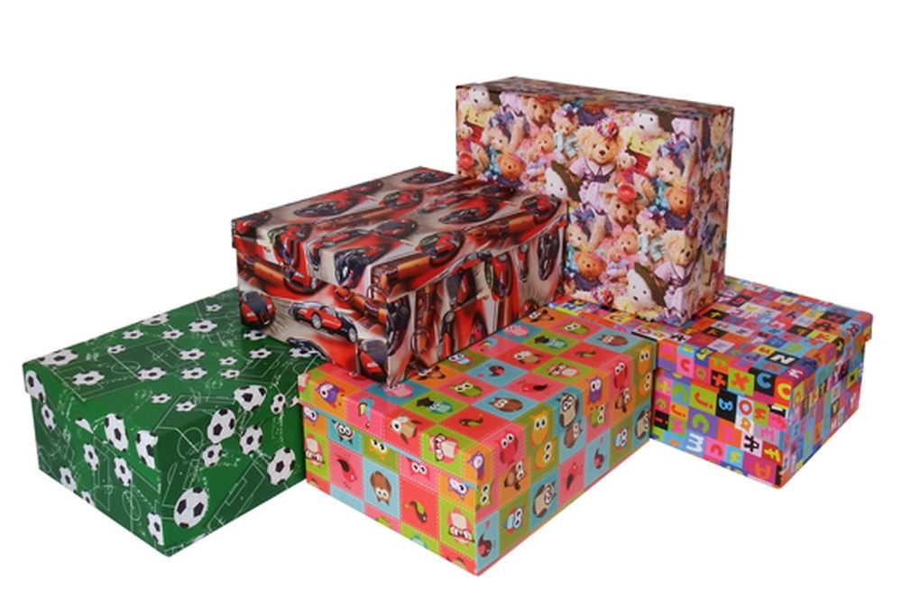 Cardex 32x23x12cm T4 vegyes mintás dísz/technikadoboz