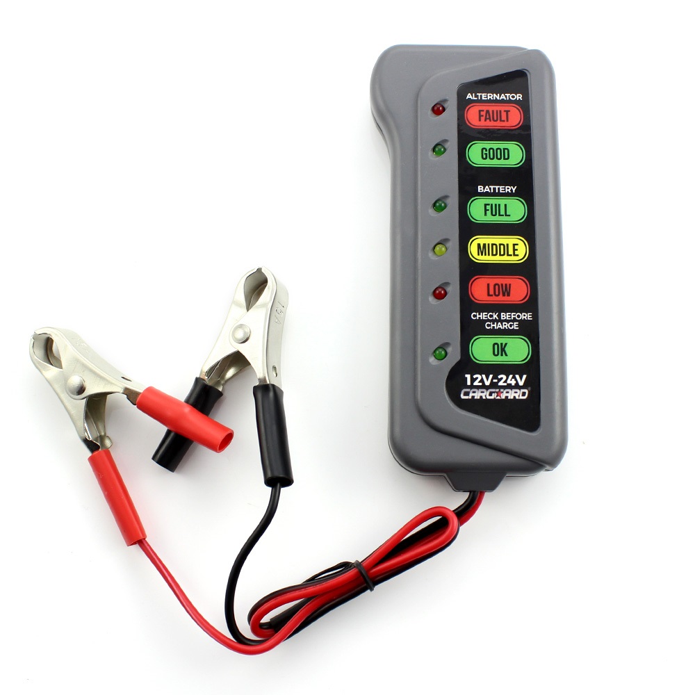 Carguard 55776 12-24V akkumulátor/generátor teszter