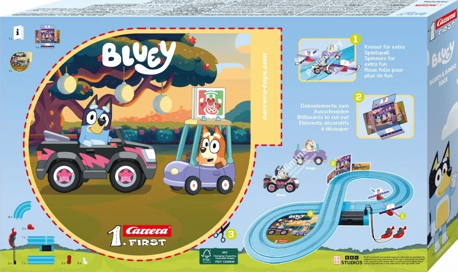 Carrera FIRST- 63054 Bluey 2,4 autópálya