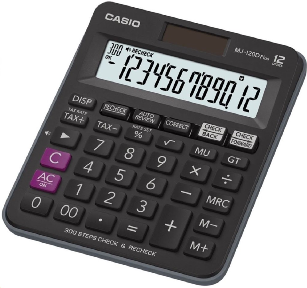Casio MJ-120D plus asztali számológép