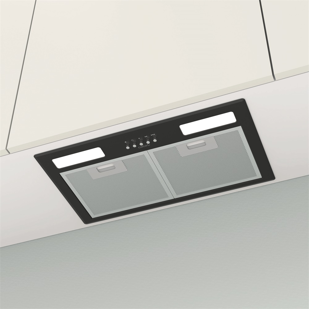 Cata GT-45 plus BK/M fekete, aláépíthető, álkürtős, méret:49,2 cm, zajszint:65 dB, páraelszívó