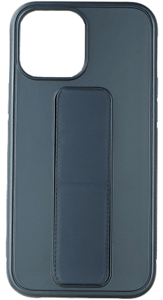 Cellect CEL-STANDIPH1467MDBL iPhone 14 Plus gumírozott kitámasztós sötétkék hátlap