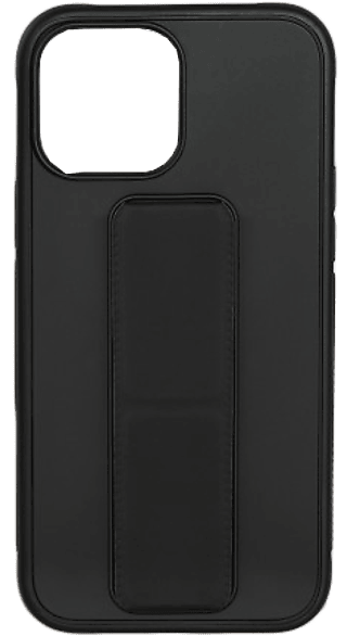 Cellect CEL-STAND-IPH1461PBK iPhone 14 Pro gumírozott kitámasztós fekete hátlap