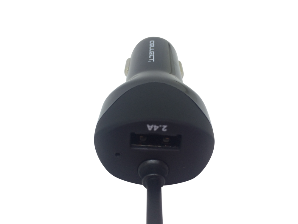 Cellect MPCB-MIC-ADAPT-2.4A 2,4A univerzális Micro USB autós töltő + 1x USB aljzat