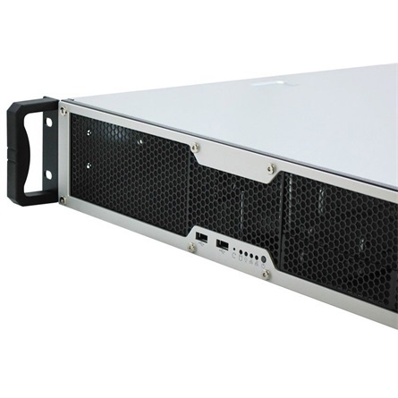 Chenbro RM24100-L2 2U (táp nélküli) ezüst ATX szerverház
