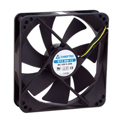 Chieftec AF-1225PWM 120mm PWM fekete ventilátor