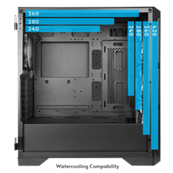 Chieftec APEX AIR GA-01B-M-OP fekete (táp nélküli) ablakos E-ATX ház
