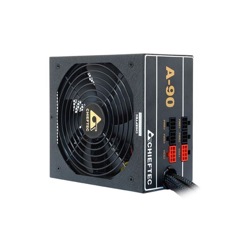 Chieftec A-90 550W ventillátorral félmoduláris dobozos tápegység