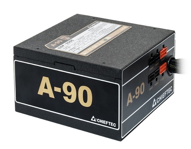 Chieftec A-90 GDP-650C 650W 80+ GOLD 14cm ventilátorral dobozos tápegység