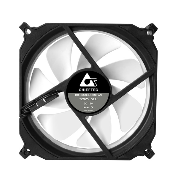 Chieftec CF-3012-RGB 120x25mm 750-1200RPM 3 darab sikló csapágyas RGB LED rendszerhűtő