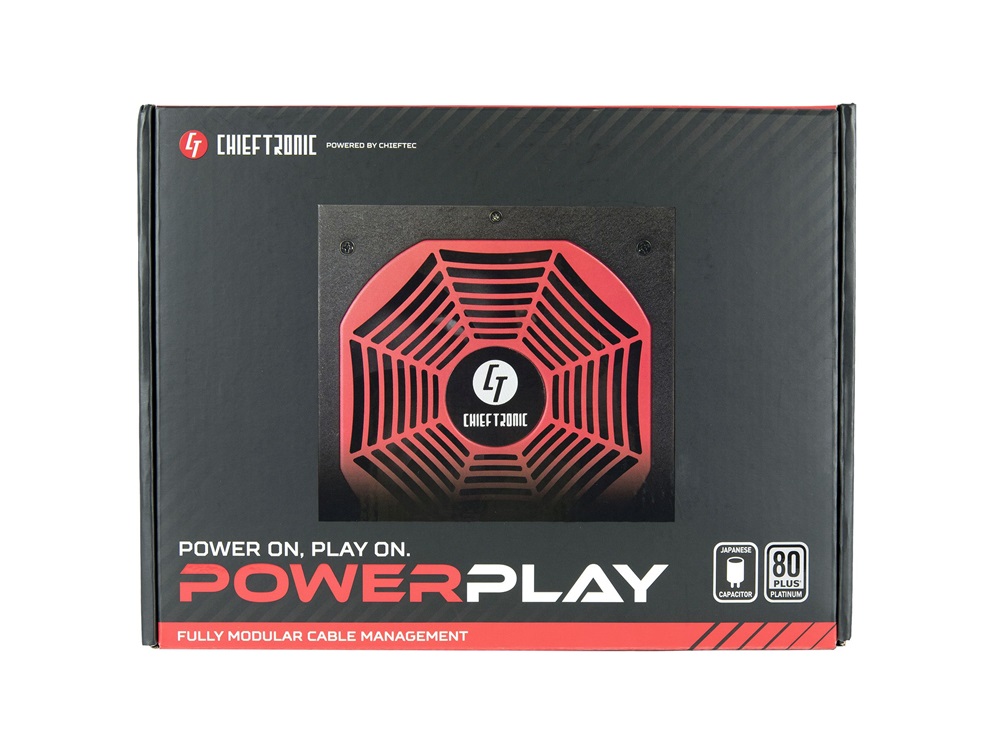 Chieftec CHIEFTRONIC PowerPlay 850W 80+ Platinum ventillátorral dobozos tápegység