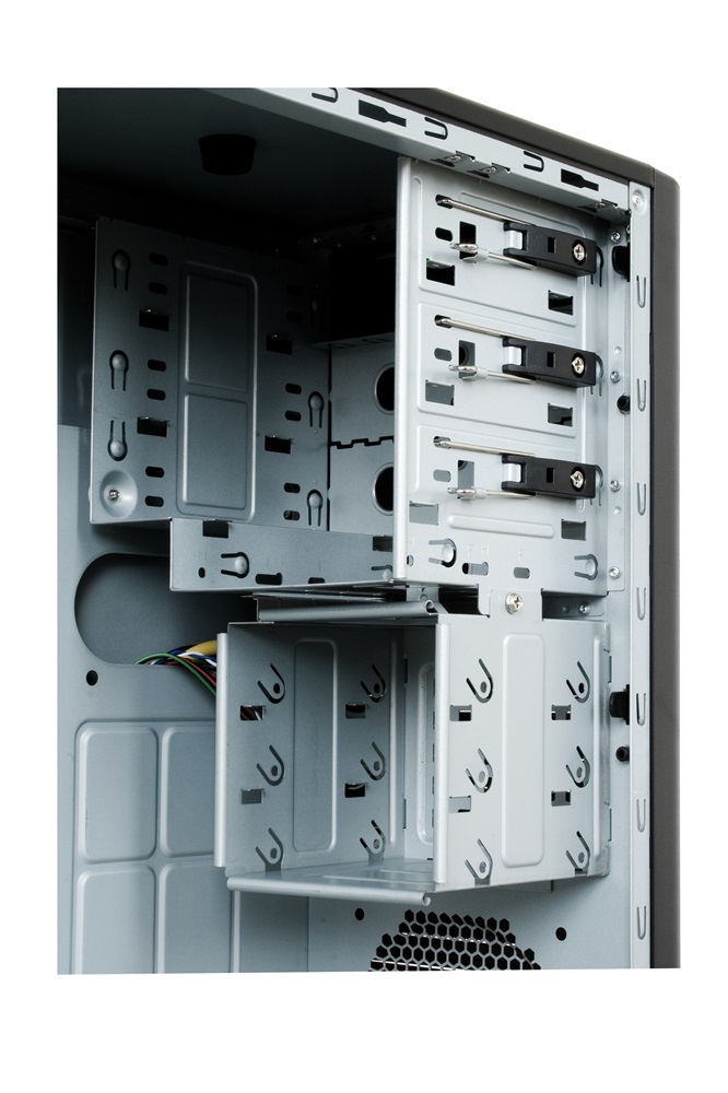 Chieftec CM-01B-U3-OP Mesh szériás táp nélküli fekete mATX ATX ház