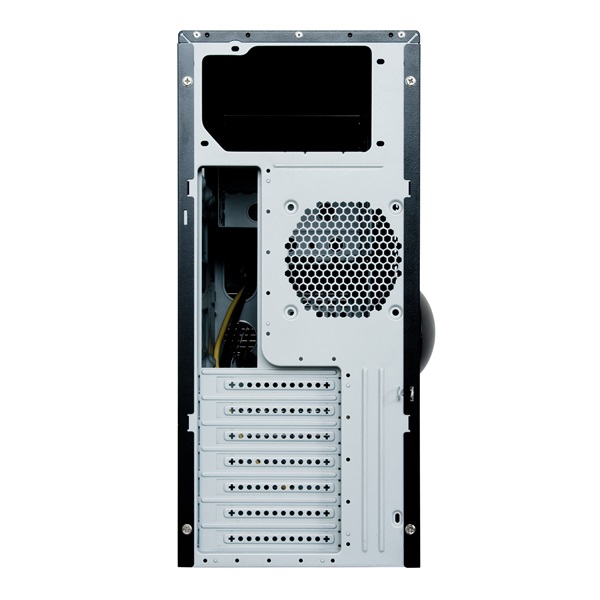Chieftec CM-01B-U3-OP Mesh szériás táp nélküli fekete mATX ATX ház