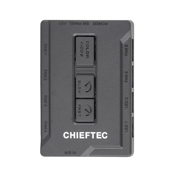 CHIEFTEC GR-01B-OP fekete (táp nélküli) ablakos ATX ház