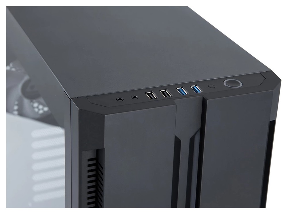 CHIEFTEC GR-01B-OP fekete (táp nélküli) ablakos ATX ház