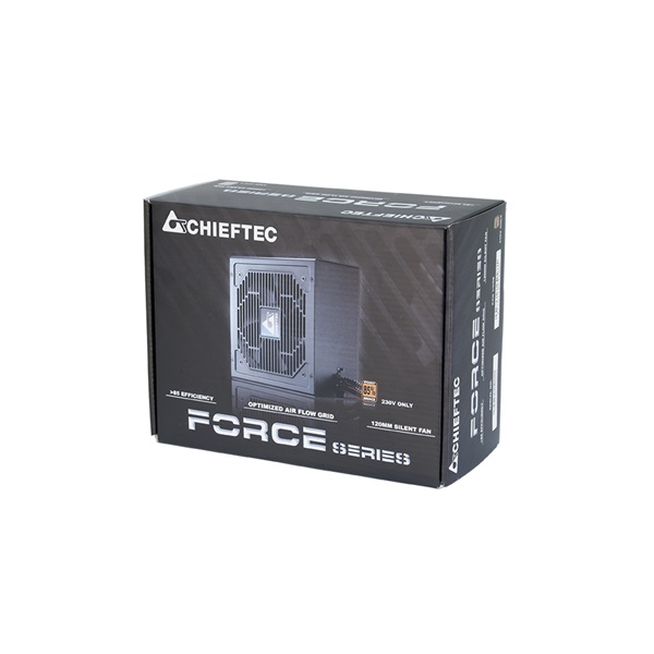Chieftec Force CPS-450S 450W 85+ bronz 12cm ventilátorral dobozos tápegység