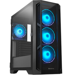 Chieftec GA-01B-TG-OP Apex A-RGB fekete (táp nélküli) ablakos EATX ház
