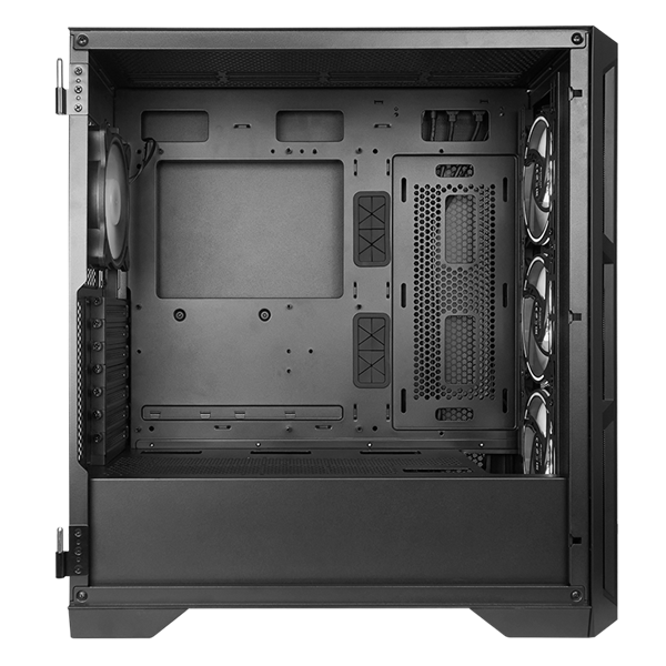 Chieftec GA-01B-TG-OP Apex A-RGB fekete (táp nélküli) ablakos EATX ház