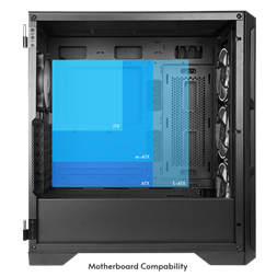 Chieftec GA-01B-TG-OP Apex A-RGB fekete (táp nélküli) ablakos EATX ház