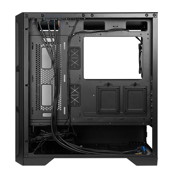 Chieftec GA-01B-TG-OP Apex A-RGB fekete (táp nélküli) ablakos EATX ház