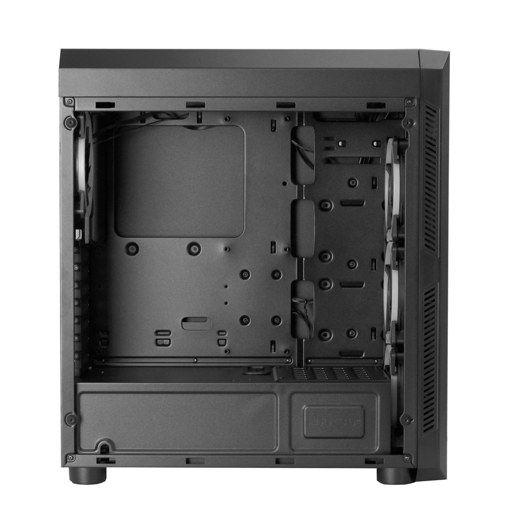 CHIEFTEC GL-02B-OP fekete (táp nélküli) ablakos ATX ház